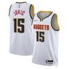 Män Denver Nuggets Tröja Nikola Jokic 15 Nike 2022-23 Association Edition Vit Swingman